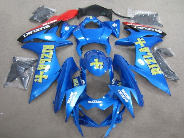 Carenagem Suzuki GSXR 600 K11 2011-2021 - Azul Amarelo Rizla Carenagem Suzuki GSXR 600 K11 2011-2021 - Azul Amarelo Rizla