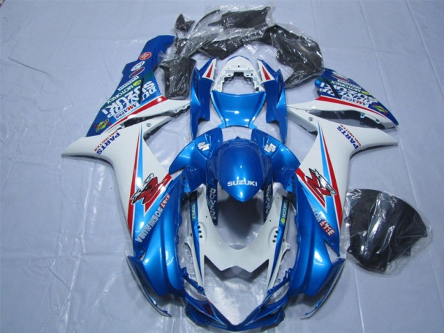 Carenagem Suzuki GSXR 600 K11 2011-2021 - Azul Branco Carenagem Suzuki GSXR 600 K11 2011-2021 - Azul Branco