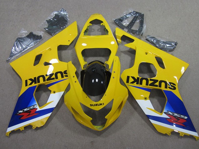 Carenagem Suzuki GSXR 600 K4 2004-2005 - Amarelo Azul Carenagem Suzuki GSXR 600 K4 2004-2005 - Amarelo Azul