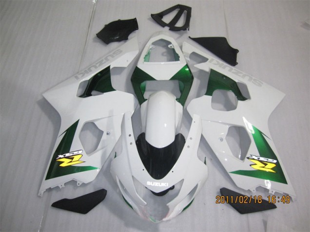 Carenagem Suzuki GSXR 600 K4 2004-2005 - Branco Verde Carenagem Suzuki GSXR 600 K4 2004-2005 - Branco Verde