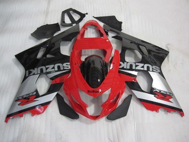 Carenagem Suzuki GSXR 600 K4 2004-2005 - Vermelho Preto Prata