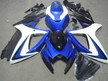 Carenagem Suzuki GSXR 600 K6 2006-2007 - Azul Branco Preto