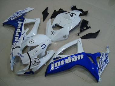 Carenagem Suzuki GSXR 750 K6 2006-2007 - Azul Branco Jordan