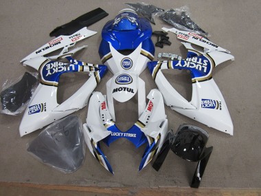 Carenagem Suzuki GSXR 750 K6 2006-2007 - Azul Branco Lucky Strike Motul