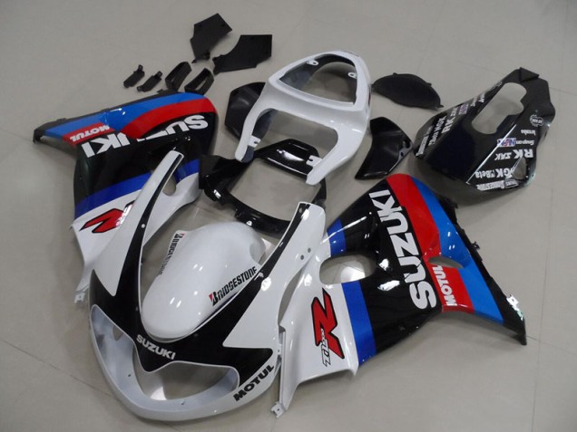 Carenagem Suzuki TL1000R 1998-2003 - Branco Azul Motul Carenagem Suzuki TL1000R 1998-2003 - Branco Azul Motul