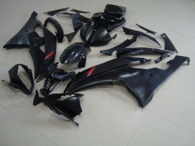 Carenagem Triumph Daytona 675 Triple 2006-2008 - Preto Fosco Preto Brilhante Carenagem Triumph Daytona 675 Triple 2006-2008 - Preto Fosco Preto Brilhante
