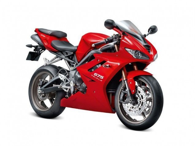 Carenagem Triumph Daytona 675 Triple 2009-2012 - Vermelho Carenagem Triumph Daytona 675 Triple 2009-2012 - Vermelho