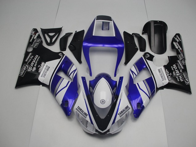 Carenagem Yamaha R1 1998-1999 - Azul Branco Preto Carenagem Yamaha R1 1998-1999 - Azul Branco Preto