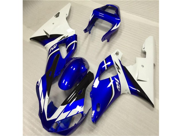 Carenagem Yamaha R1 2000-2001 - Branco Azul Carenagem Yamaha R1 2000-2001 - Branco Azul