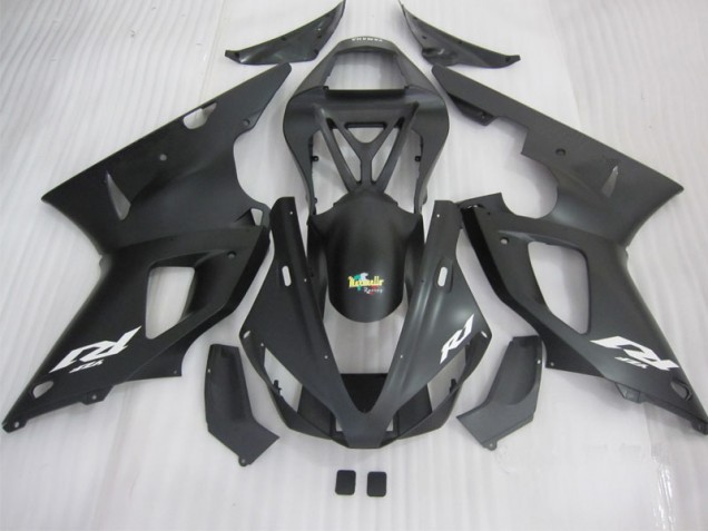 Carenagem Yamaha R1 2000-2001 - Preto Branco Decalque Carenagem Yamaha R1 2000-2001 - Preto Branco Decalque
