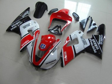 Carenagem Yamaha R1 2000-2001 - Vermelho Branco Yamalube Corrida