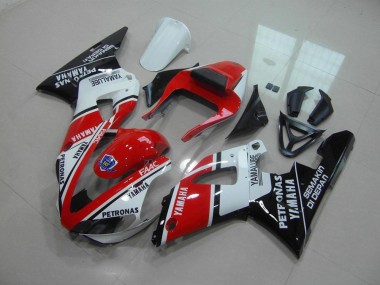 Carenagem Yamaha R1 2000-2001 - Vermelho Branco Yamalube