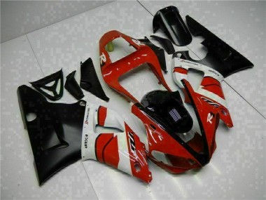 Carenagem Yamaha R1 2000-2001 - Vermelho Preto