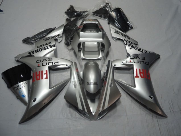 Carenagem Yamaha R1 2002-2003 - Prata Fiat Carenagem Yamaha R1 2002-2003 - Prata Fiat