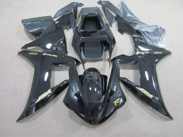 Carenagem Yamaha R1 2002-2003 - Preto & Ouro Decalque Carenagem Yamaha R1 2002-2003 - Preto & Ouro Decalque