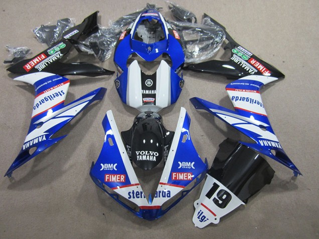 Carenagem Yamaha R1 2004-2006 - Azul Branco Volvo Sterilgarda 19 Carenagem Yamaha R1 2004-2006 - Azul Branco Volvo Sterilgarda 19
