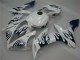 Carenagem Yamaha R1 2004-2006 - Branco Azul Chama Carenagem Yamaha R1 2004-2006 - Branco Azul Chama