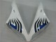 Carenagem Yamaha R1 2004-2006 - Branco Azul Chama Carenagem Yamaha R1 2004-2006 - Branco Azul Chama