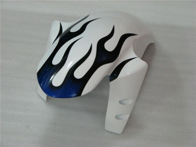 Carenagem Yamaha R1 2004-2006 - Branco Azul Chama Carenagem Yamaha R1 2004-2006 - Branco Azul Chama