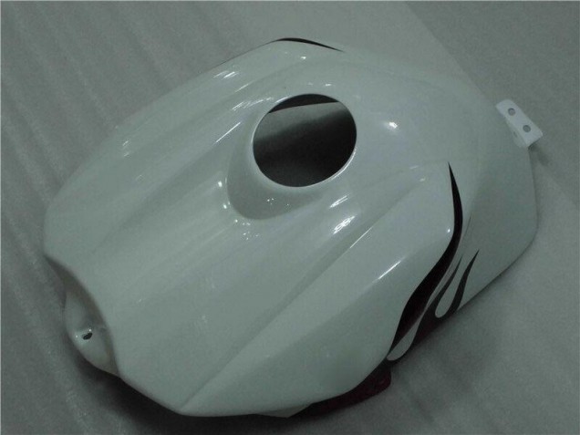 Carenagem Yamaha R1 2004-2006 - Branco Vermelho Chama