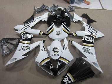 Carenagem Yamaha R1 2004-2006 - Preto Branco Lucky Strike