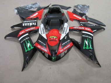 Carenagem Yamaha R1 2004-2006 - Vermelho Branco Preto Motul