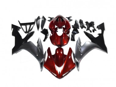 Carenagem Yamaha R1 2004-2006 - Vermelho Cinzento Preto