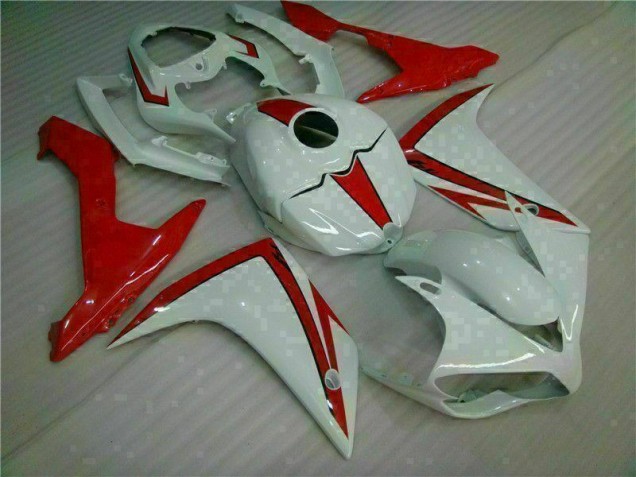 Carenagem Yamaha R1 2007-2008 - Branco Vermelho Carenagem Yamaha R1 2007-2008 - Branco Vermelho
