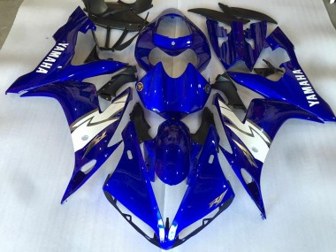 Carenagem Yamaha R1 2007-2008 - Brilhante Azul Branco