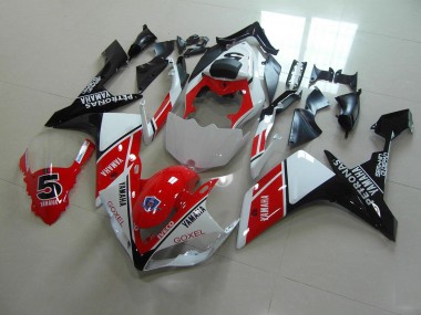 Carenagem Yamaha R1 2007-2008 - Vermelho Branco Adesivos