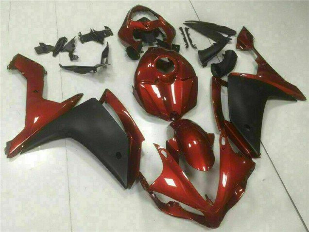 Carenagem Yamaha R1 2007-2008 - Vermelho Preto Carenagem Yamaha R1 2007-2008 - Vermelho Preto