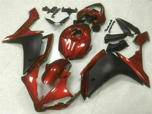 Carenagem Yamaha R1 2007-2008 - Vermelho Preto Carenagem Yamaha R1 2007-2008 - Vermelho Preto