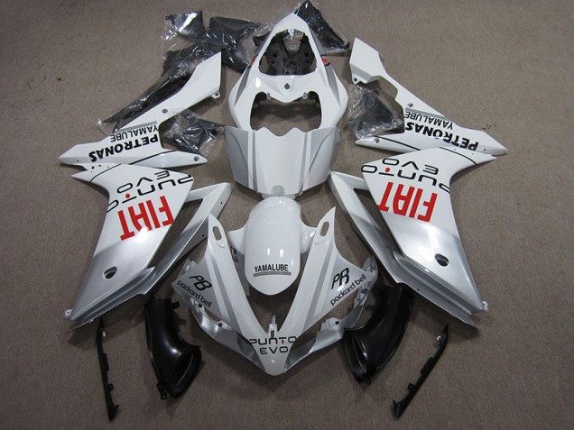 Carenagem Yamaha R1 2009-2011 - Branco Preto PB Vermelho Fiat Carenagem Yamaha R1 2009-2011 - Branco Preto PB Vermelho Fiat