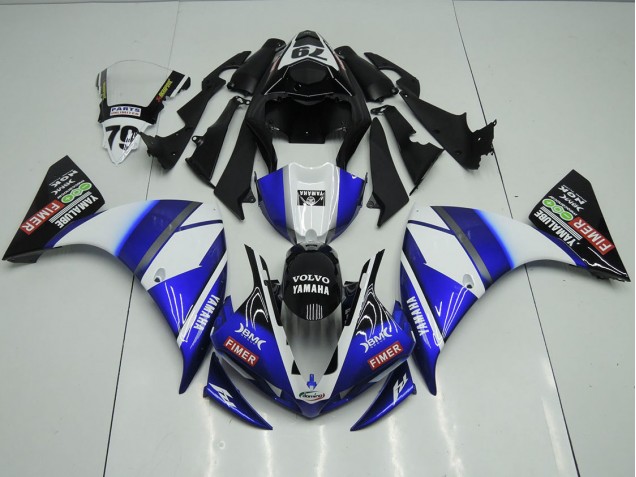 Carenagem Yamaha R1 2012-2014 - Azul Preto Sterilgarda Carenagem Yamaha R1 2012-2014 - Azul Preto Sterilgarda