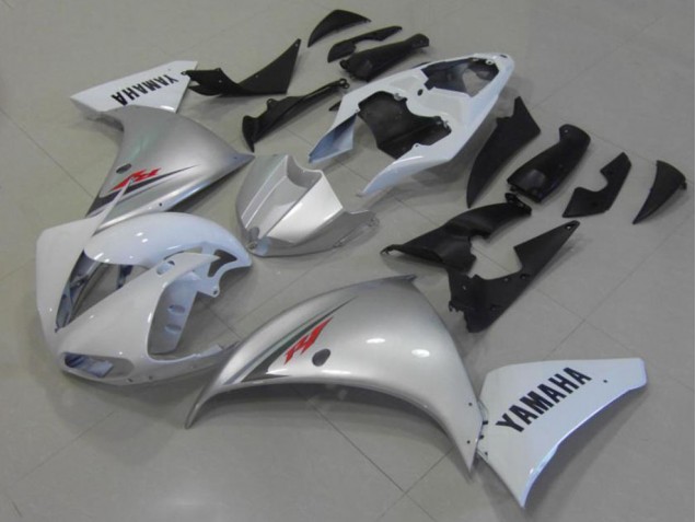 Carenagem Yamaha R1 2012-2014 - Branco Prata Carenagem Yamaha R1 2012-2014 - Branco Prata
