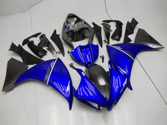 Carenagem Yamaha R1 2012-2014 - Preto Azul