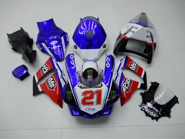 Carenagem Yamaha R1 2015-2019 - Azul Vermelho KGN 21 Carenagem Yamaha R1 2015-2019 - Azul Vermelho KGN 21