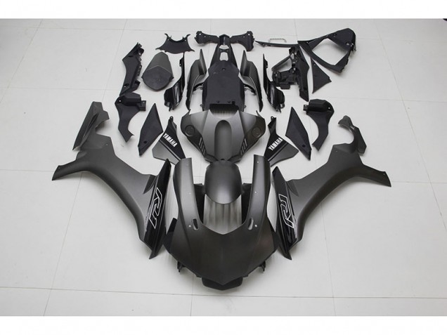 Carenagem Yamaha R1 2015-2019 - Preto Branco Decalque Carenagem Yamaha R1 2015-2019 - Preto Branco Decalque