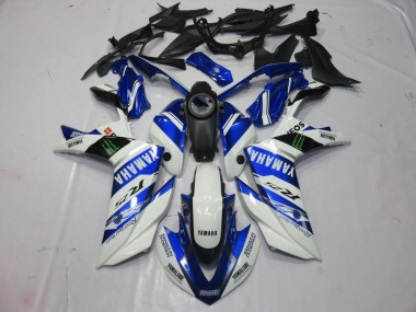 Carenagem Yamaha R3 2015-2022 - Branco Monster
