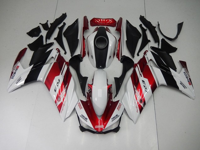Carenagem Yamaha R3 2015-2022 - Preto Vermelho Branco