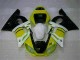 Carenagem Yamaha R6 1998-2002 - Amarelo Branco Carenagem Yamaha R6 1998-2002 - Amarelo Branco