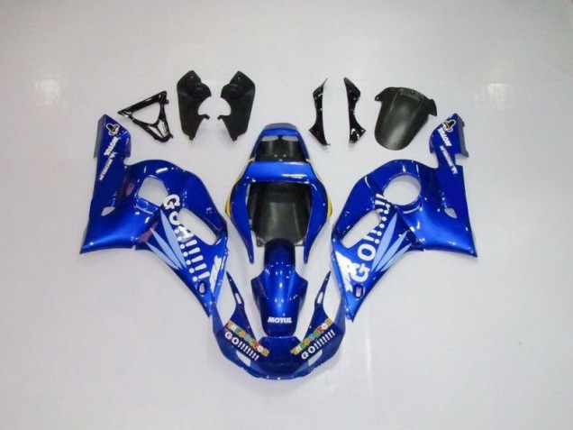 Carenagem Yamaha R6 1998-2002 - Azul Branco Go Motul Carenagem Yamaha R6 1998-2002 - Azul Branco Go Motul