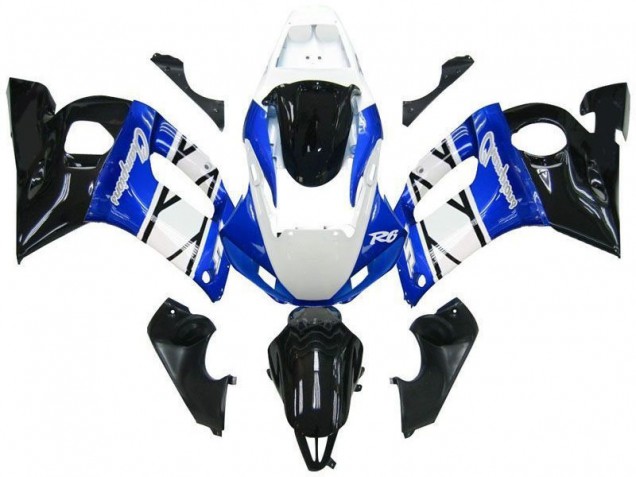 Carenagem Yamaha R6 1998-2002 - Azul Preto Champions Carenagem Yamaha R6 1998-2002 - Azul Preto Champions