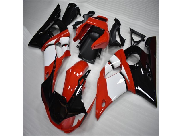 Carenagem Yamaha R6 1998-2002 - Preto Branco Carenagem Yamaha R6 1998-2002 - Preto Branco