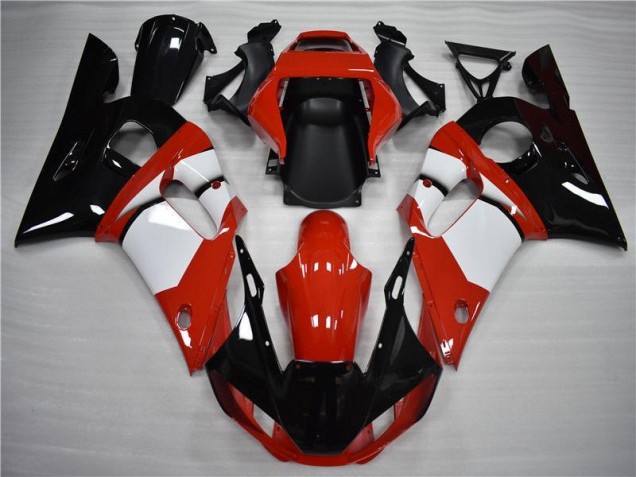 Carenagem Yamaha R6 1998-2002 - Preto Branco Carenagem Yamaha R6 1998-2002 - Preto Branco
