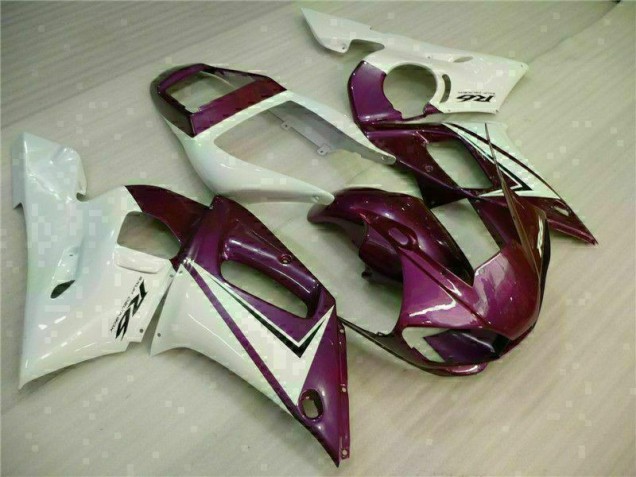 Carenagem Yamaha R6 1998-2002 - Roxo Branco