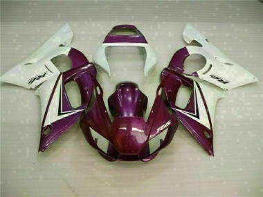Carenagem Yamaha R6 1998-2002 - Roxo Branco
