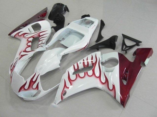 Carenagem Yamaha R6 1998-2002 - Vermelho Chama Carenagem Yamaha R6 1998-2002 - Vermelho Chama