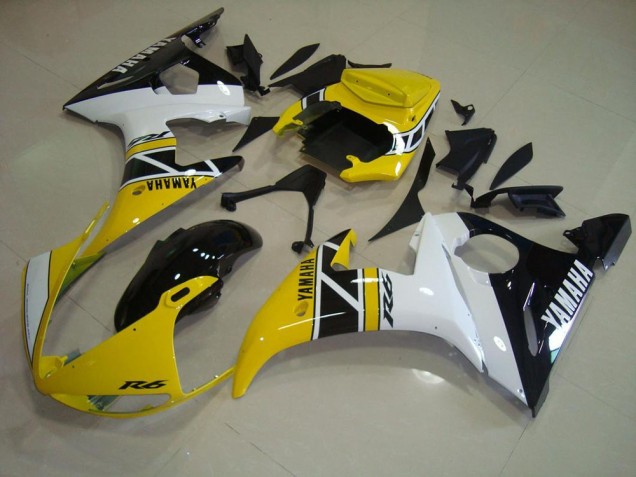 Carenagem Yamaha R6 2003-2005 - Amarelo Aniversário Carenagem Yamaha R6 2003-2005 - Amarelo Aniversário