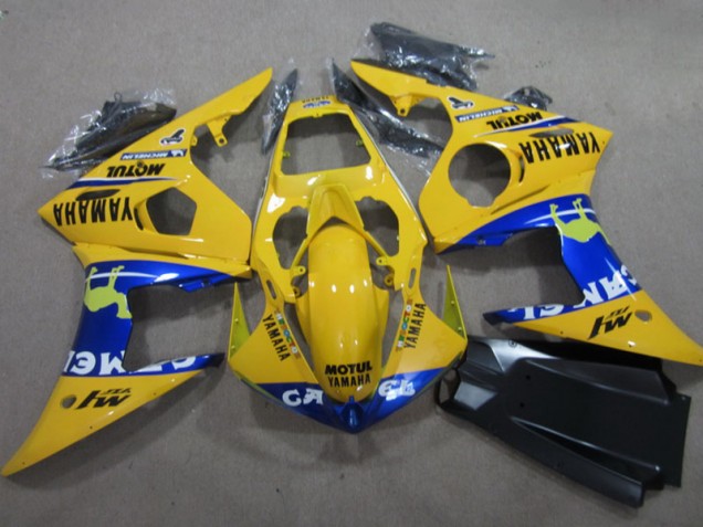 Carenagem Yamaha R6 2003-2005 - Amarelo Motul Carenagem Yamaha R6 2003-2005 - Amarelo Motul